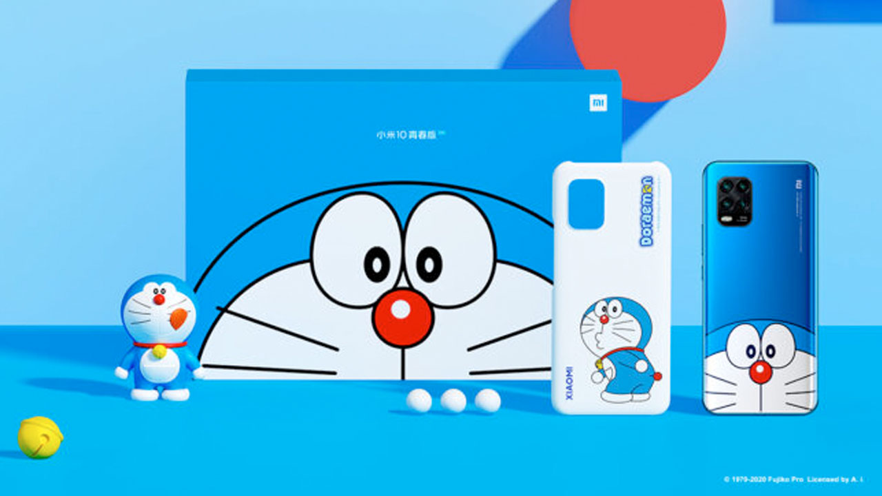 Xiaomi Mi 10 Youth Edisi Terbatas Doraemon Akan dijual